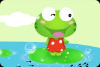 Smiling Frog On Water Lily Stationery, Backgrounds