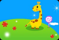 Giraffe In The Meadow Stationery, Backgrounds