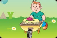 Boy Rolling A Cake Stationery, Backgrounds