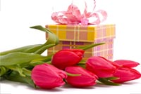 Sending You Gift & Flowers Stationery, Backgrounds