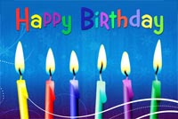 Beautiful Birthday Wish With Candles Stationery, Backgrounds