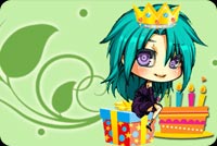 A Princess With Cake And Gift Stationery, Backgrounds