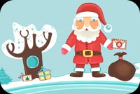 Santa Is Coming To You Stationery, Backgrounds