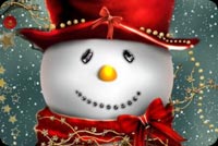 Happy Smiling Snowman Stationery, Backgrounds