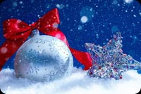 Jingle Bell Christmas Stationery, Backgrounds