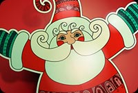 Father Christmas Santa Claus Stationery, Backgrounds
