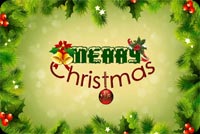 Merry Christmas Border Stationery, Backgrounds