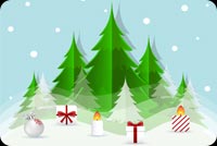 Nice Christmas Trees  Stationery, Backgrounds