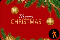 Animated Flashing Merry Christmas Stationery, Backgrounds