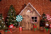 Christmas Tree Gifts Celebration Stationery, Backgrounds