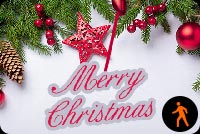 Animated Merry Christmas Animation Stationery, Backgrounds