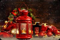 Xmas Lantern Stationery, Backgrounds