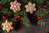 Christmas Branches Decoration Stationery, Backgrounds