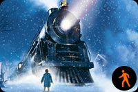 Animated The Polar Express Train Stationery, Backgrounds