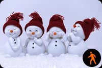 Animated Cute Baby Snowman Stationery, Backgrounds