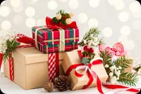 Christmas Gifts Stationery, Backgrounds
