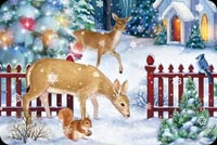 Peaceful Night Christmas Card Stationery, Backgrounds