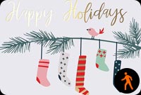 Animated Wishing You The Happiest Of Holidays Stationery, Backgrounds