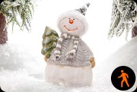 Animated: Cute Snowman Stationery, Backgrounds