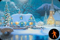 Animated: Christmas Eve By Richard Burns Stationery, Backgrounds