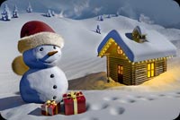 Giant Frosty And A Home Stationery, Backgrounds