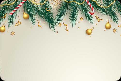 Golden Holiday Cheer Email Stationery Stationery, Backgrounds