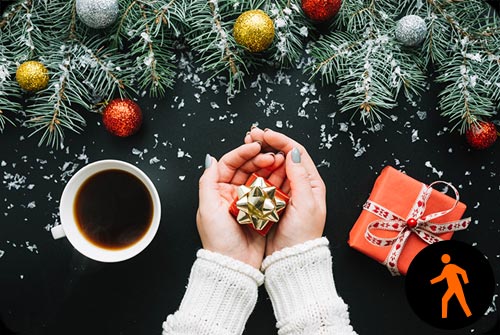 Animated: Cozy Holiday Gift Stationery Stationery, Backgrounds