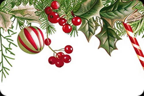 Classic Holiday Garland Stationery Stationery, Backgrounds