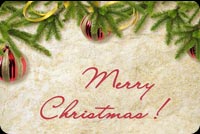 Merry Christmas Gold And Red Decors Stationery, Backgrounds