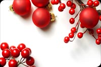 Lovely Red Christmas Decorations 