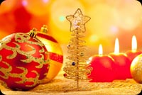 Gold Christmas Tree With Star Stationery, Backgrounds