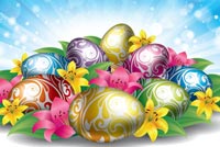 Easter Bright With Happiness Stationery, Backgrounds