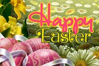 Happy Spring Happy Easter Stationery, Backgrounds