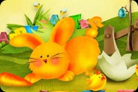  Happy Easter My Dear Friend Stationery, Backgrounds