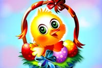 Easter Chick Greeting! Stationery, Backgrounds