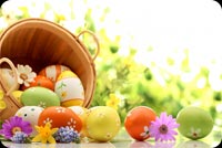 Special Easter Basket Just For You Stationery, Backgrounds