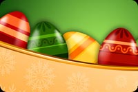 Easter Eggs Theme Stationery, Backgrounds