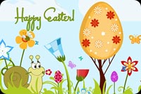 Bright Spring And Happy Easter Stationery, Backgrounds