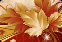 Abstract Autumn Leaf Stationery, Backgrounds