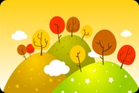 I Love Autumn! Stationery, Backgrounds