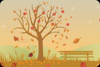 Autumn Missing You Stationery, Backgrounds