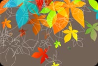 Happy Colors Of Autumn Stationery, Backgrounds