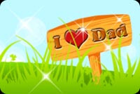 I Love Dad Signage Stationery, Backgrounds