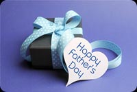 Purple Happy Father's Day Gift Box Stationery, Backgrounds