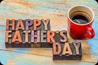 Happy Father's Day Coffee Cup Stationery, Backgrounds