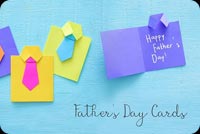 Father's Day Homemade Paper Card Stationery, Backgrounds