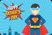 Superhero Dad Stationery, Backgrounds