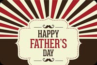 Red & Brown Father's Day Theme Stationery, Backgrounds