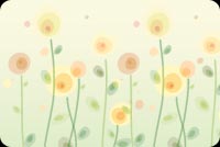 Long Stemmed Pastel Flowers Stationery, Backgrounds