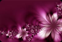 Purple Flower Shade Stationery, Backgrounds